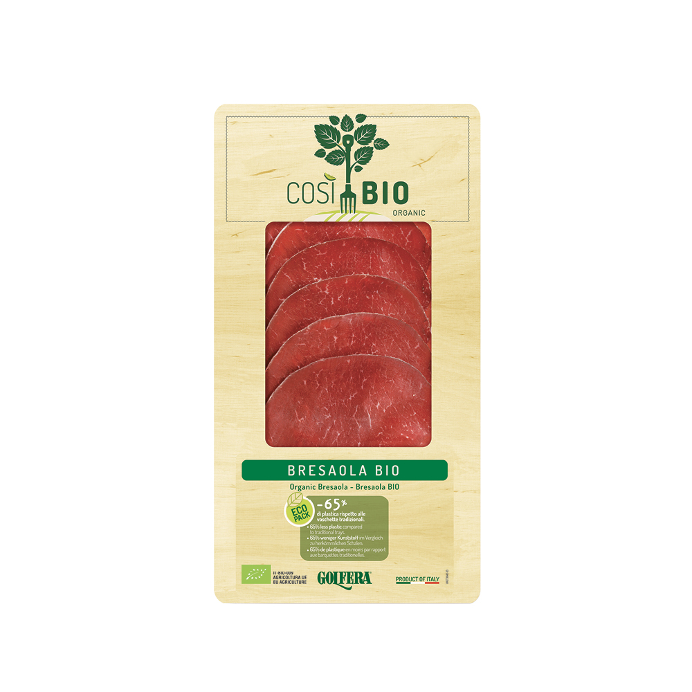 Bresaola affettata Così Bio 80 gr