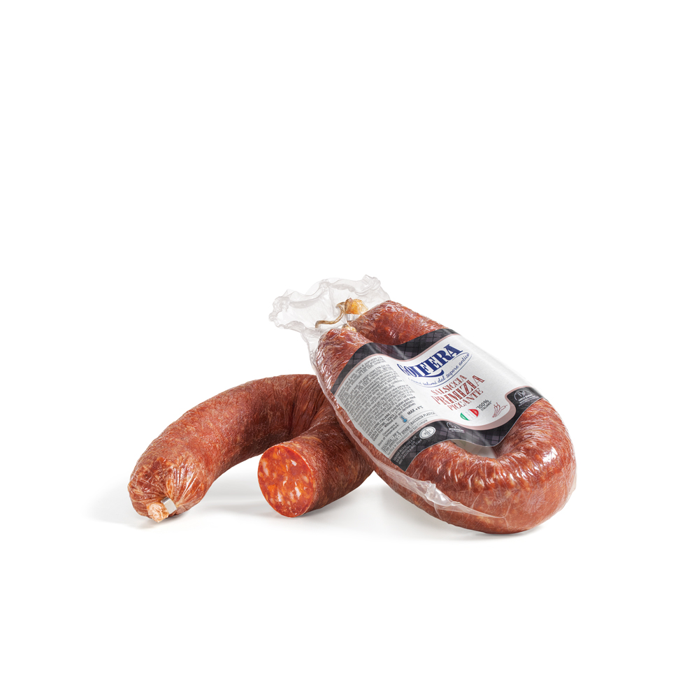 Salsiccia Primizia piccante tonda 260 gr