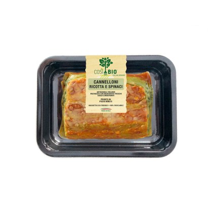 Cannelloni ricotta e spinaci Così Bio 250g