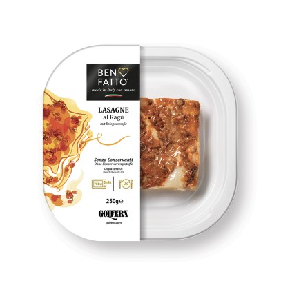 Lasagna mit Bolognesesoße 250 gr