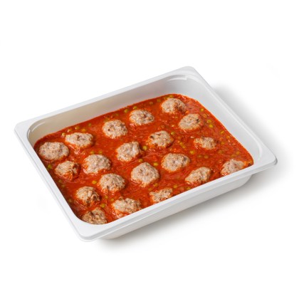 Polpette pomodoro e piselli 1,2 Kg