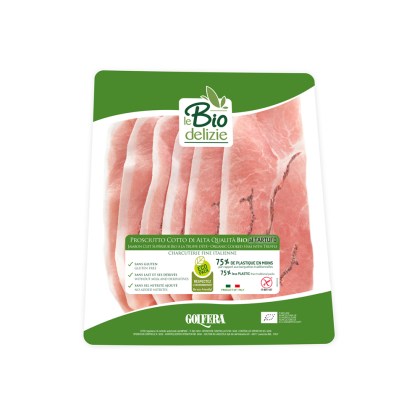 Prosciutto cotto al tartufo affettato BIO 100g