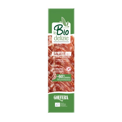 Salame con semi di finocchio Rotolino BIO 80g