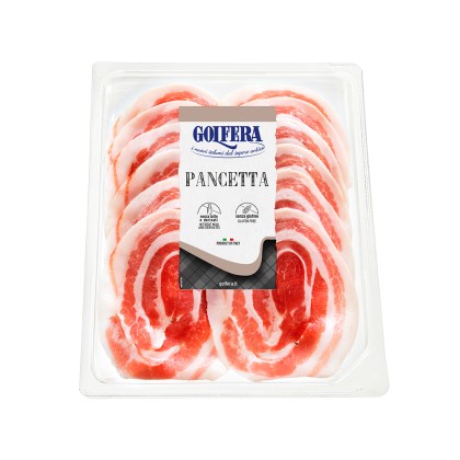 Pancetta arrotolata affettata 80g