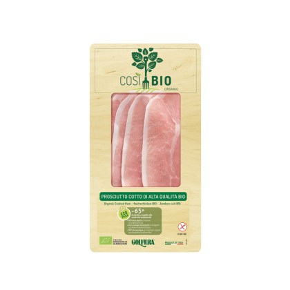 Prosciutto cotto affettato Così Bio 80g