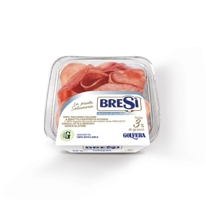 Pre-sliced Bresì turkey salami 50 gr
